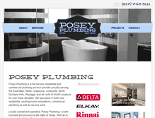 Tablet Screenshot of poseyplumbing.net